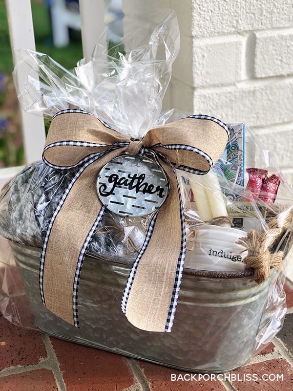 Gift basket for the elderly (and why kids should be around the