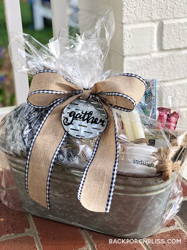 How to Make a Gift Basket in 7 Easy Steps - Back Porch Bliss