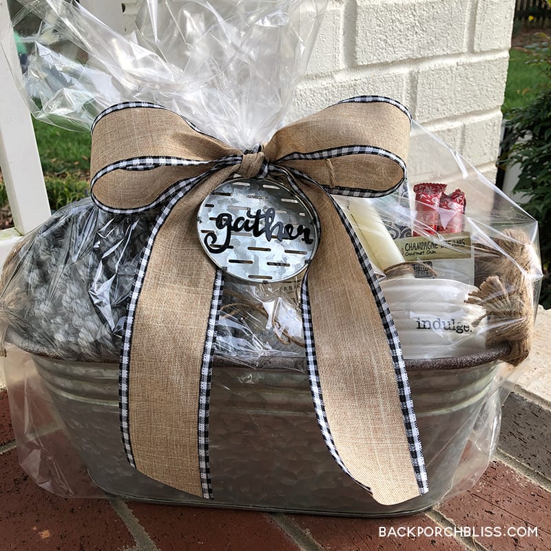 How to Make a Gift Basket in 7 Easy Steps Back Porch Bliss
